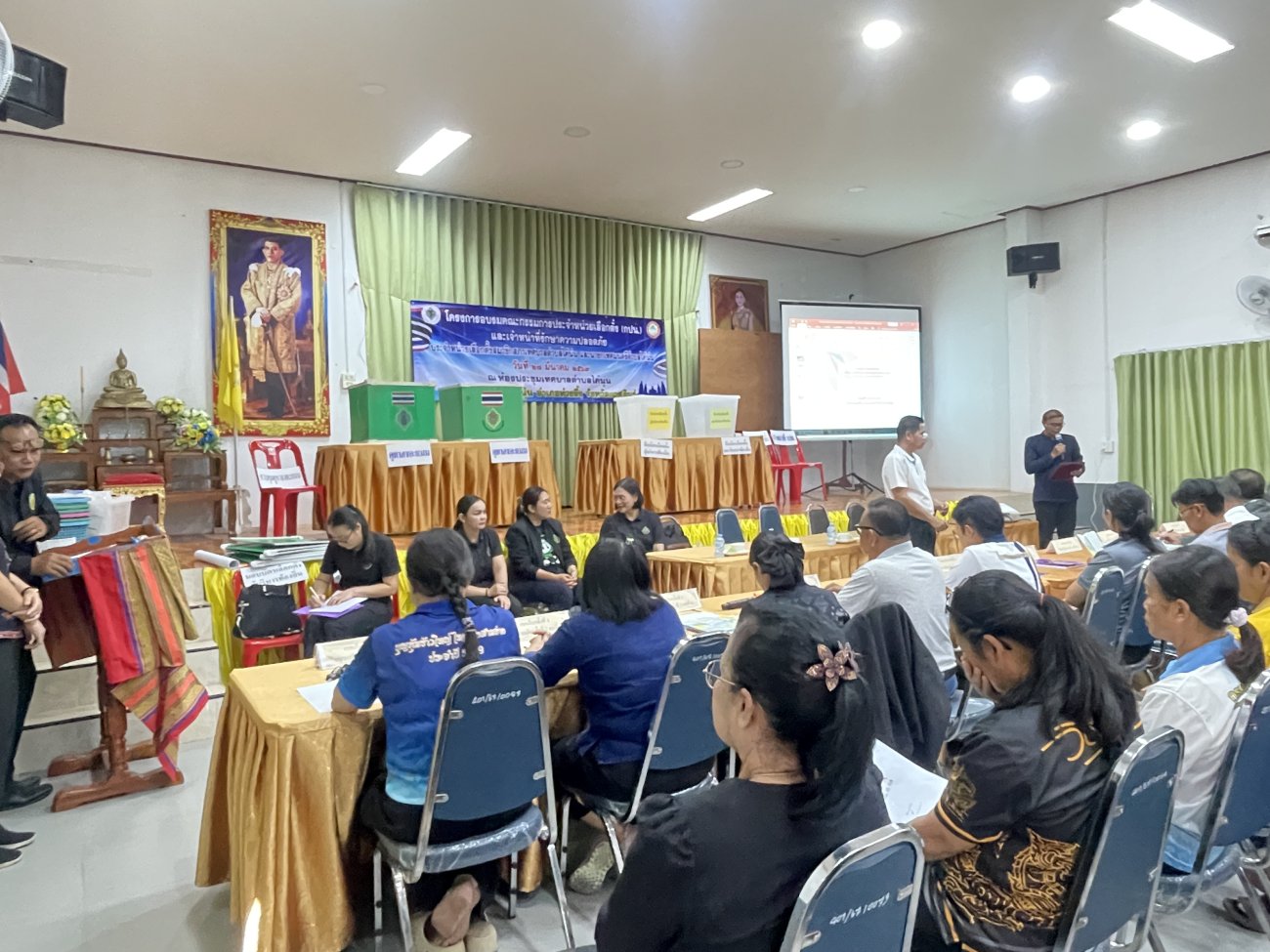 เทศบาลตำบลไค้นุ่น จัดโครงการอบรมคณะกรรมการประจำหน่วยเลือกตั้งและเจ้าหน้าที่รักษาความปลอดภัย