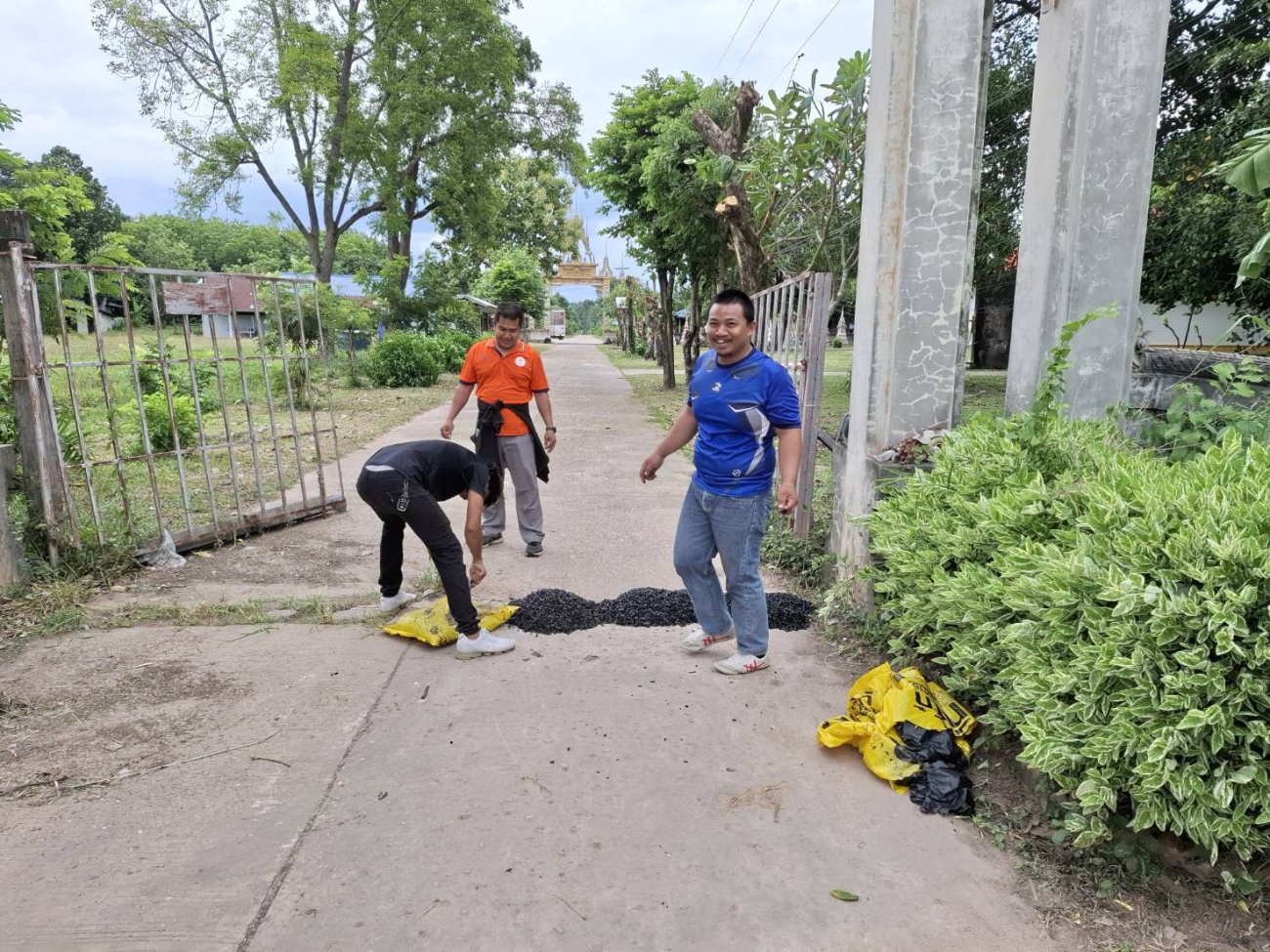 งานป้องกันและบรรเทาสาธารณภัย เทศบาลตำบลไค้นุ่น สนับสนุนภารกิจเตรียมสถานที่และอำนวยความพร้อม ร่วมขับเคลื่อนกิจกรรมของกองการศึกษา จนสำเร็จลุล่วงด้วยดี